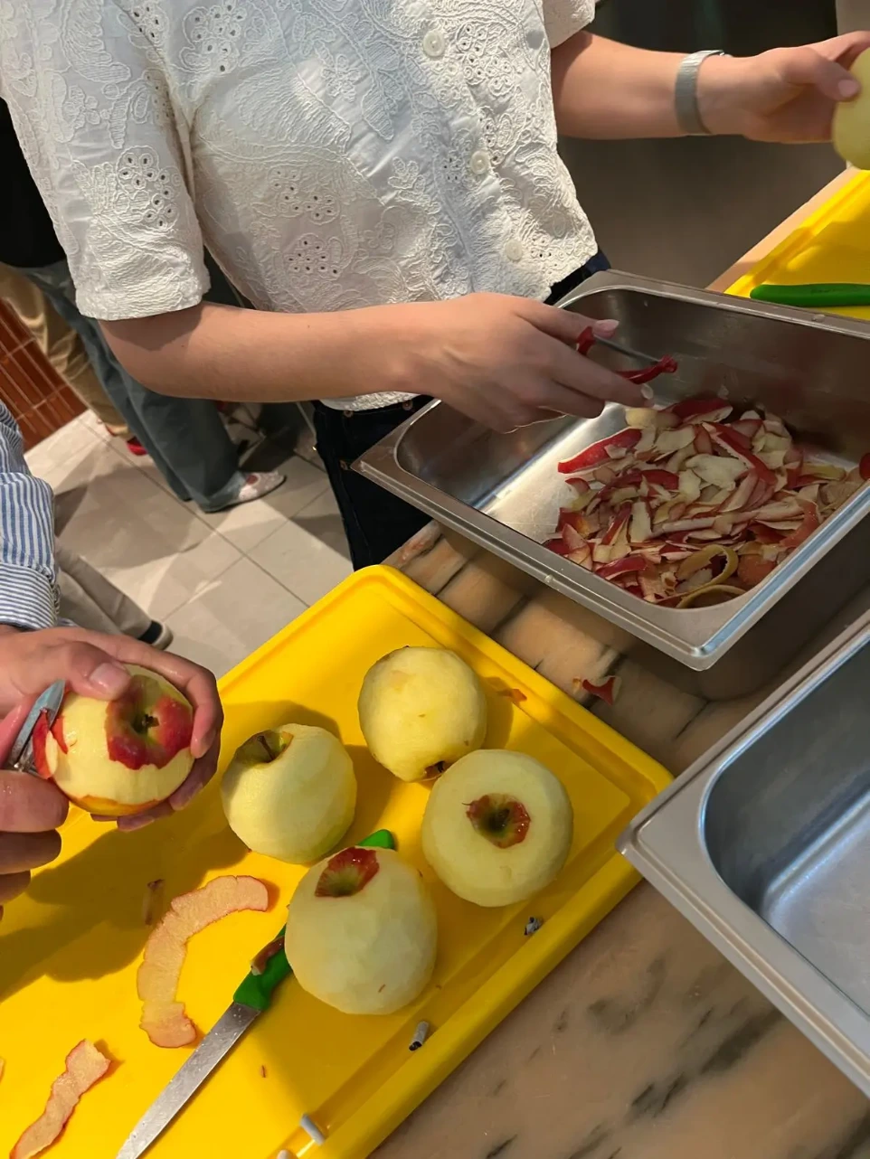 Atelier pelure de pomme